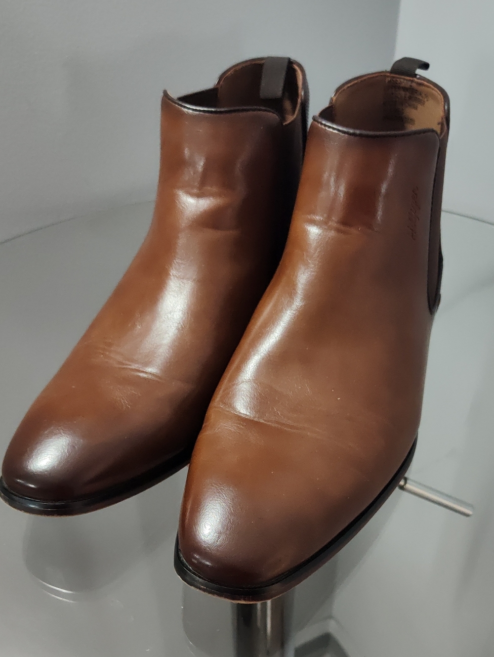 Tommy Hilfiger Men's Brown Leather Chelsea Boots